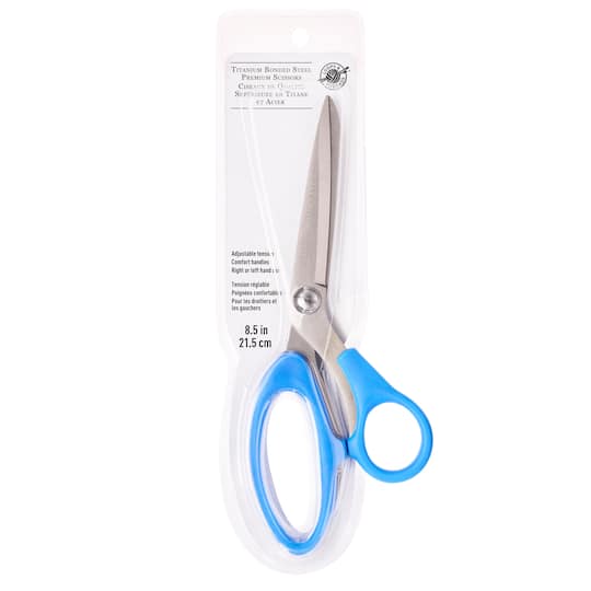 12 Pack: Titanium Alloy Bonded Steel Premium Scissors by Loops & Threads™